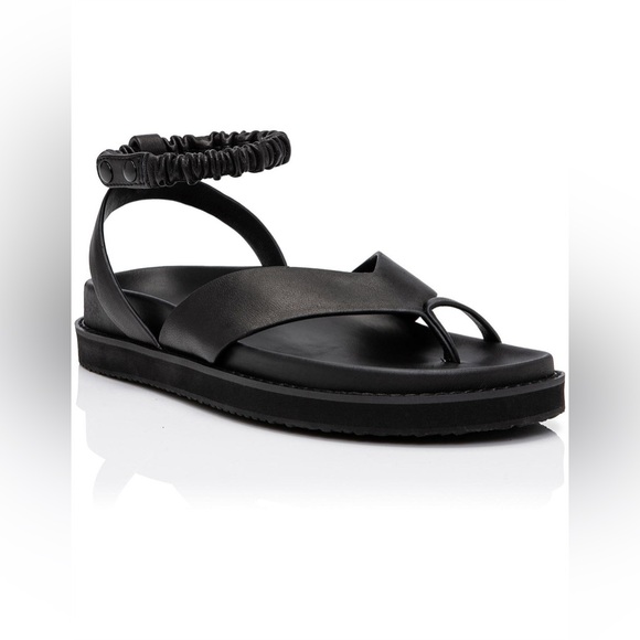 Jonathan Simkhai Talie Platform Sandals In Black Size 7 - Picture 1 of 9